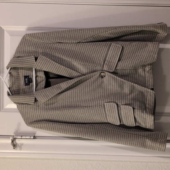 Maeve Collegiate Plaid Knit Blazer - Picture 6 of 8